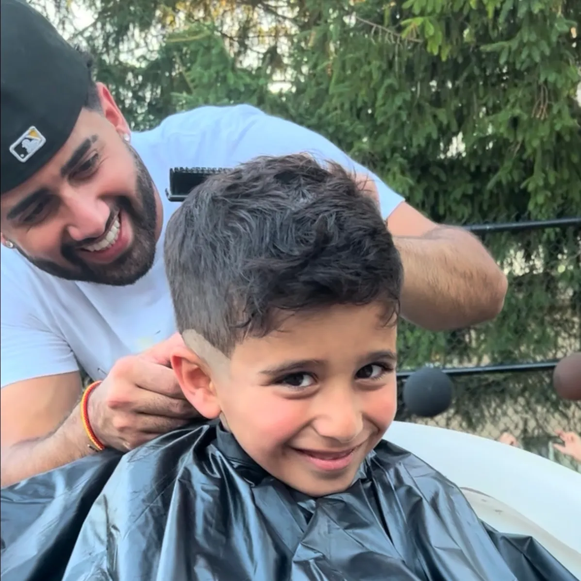 Mir Alamdar Ali Abidi — CPX back to school haircut and backpack drive